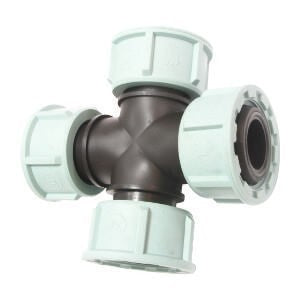 Cruce cu Olandez 1" HHHH pentru electrovalva