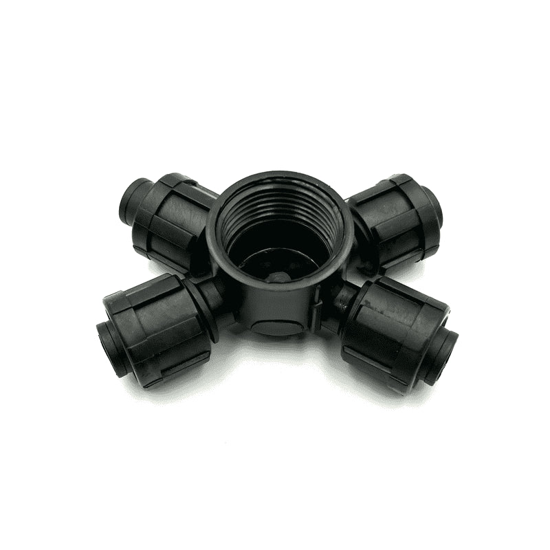 Distribuitor banda picurare 4 x 17 x 1 "I cruce