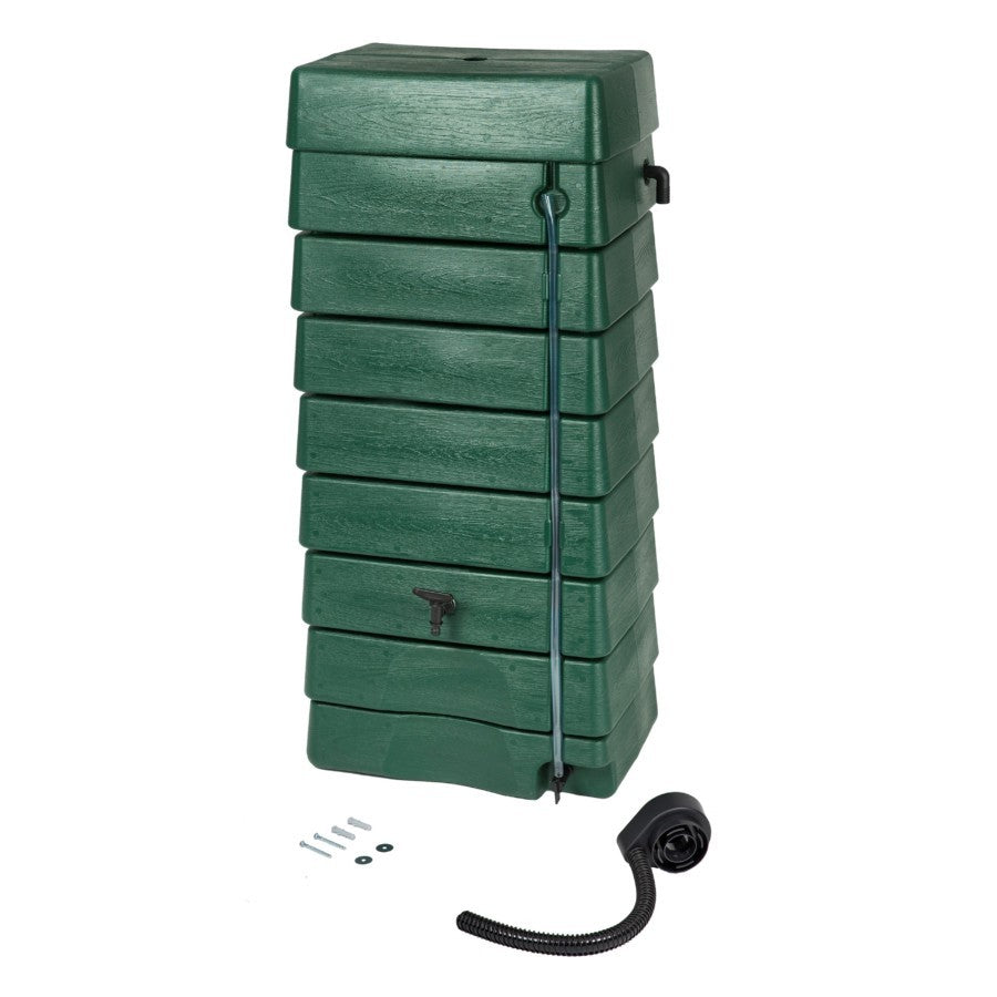 Colector apa de ploaie 276L plastic 135x60x40cm verde