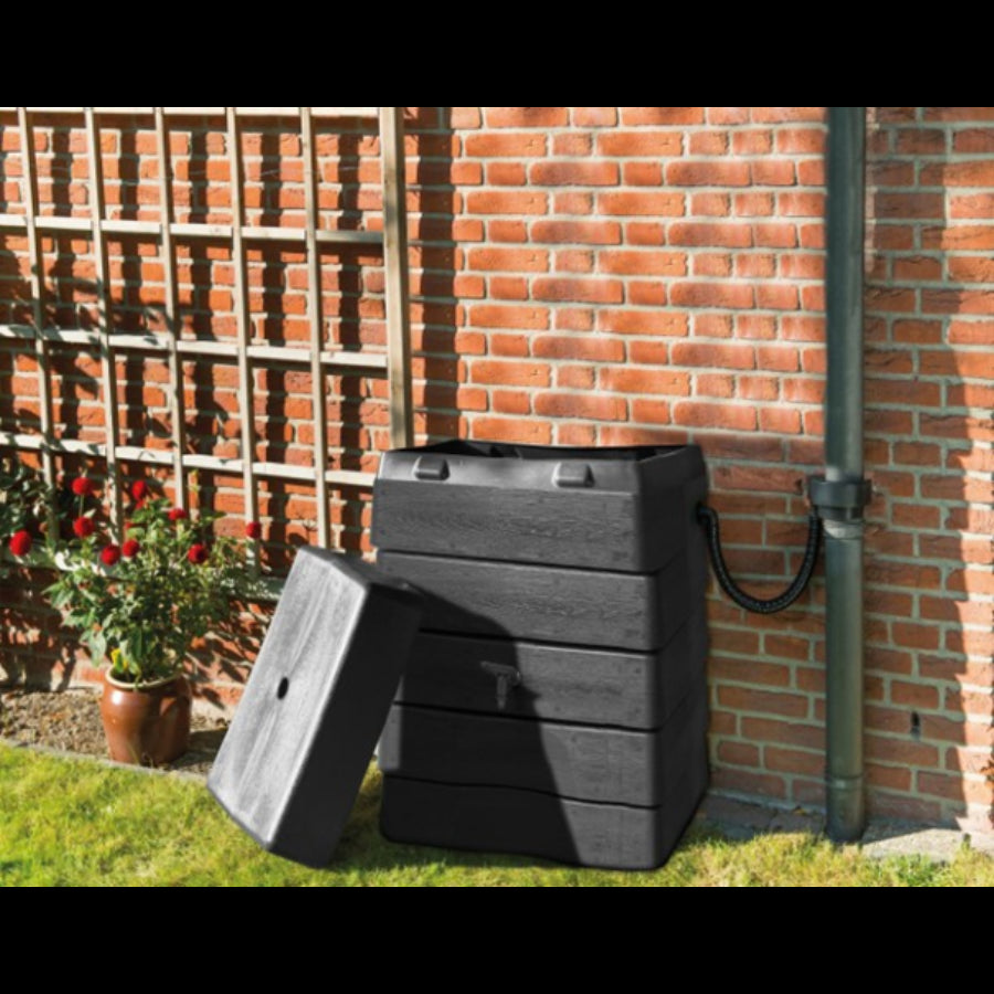 Colector apa de ploaie 168L Plastic 88x59x39 antracit