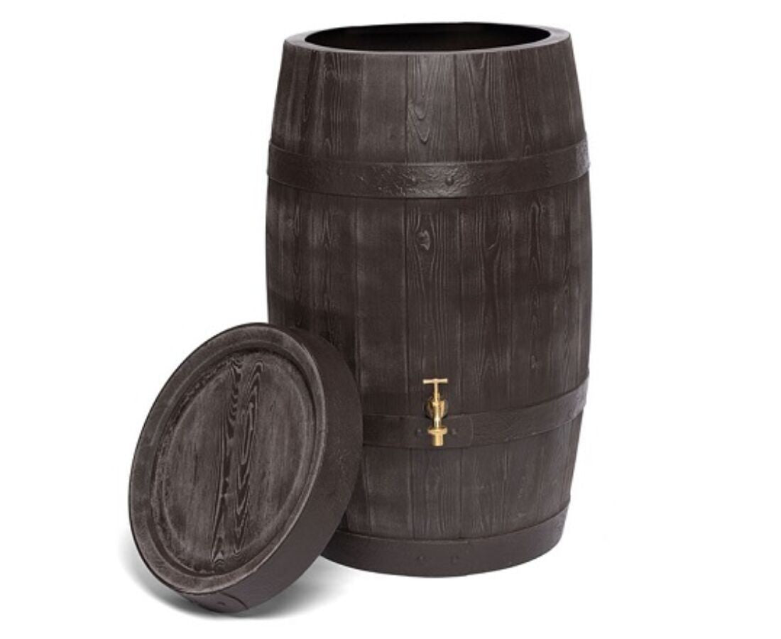 Colector apa de ploaie „Barrique” 250 L maro închis