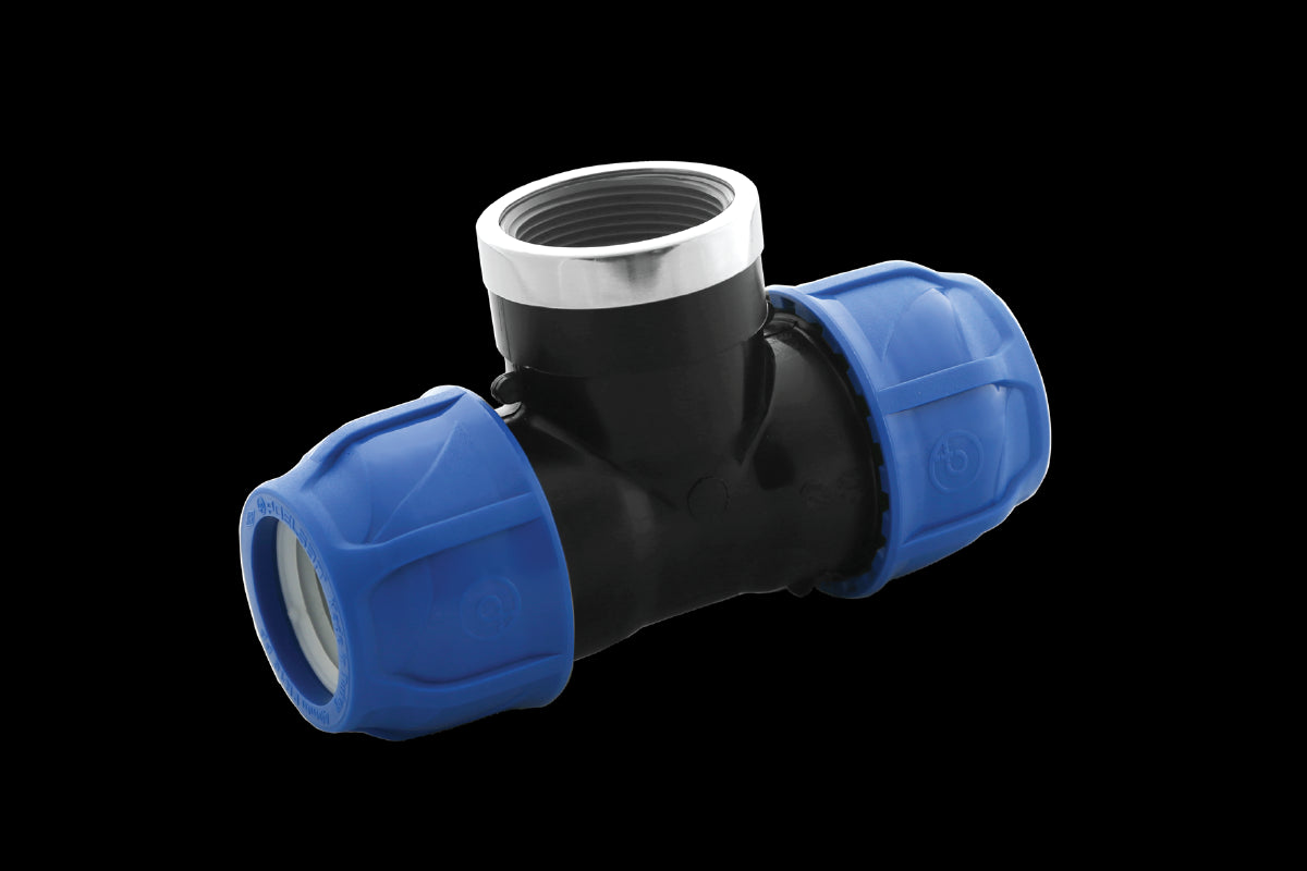 Teu compresiune 32x1/2 filet interior 32 mm