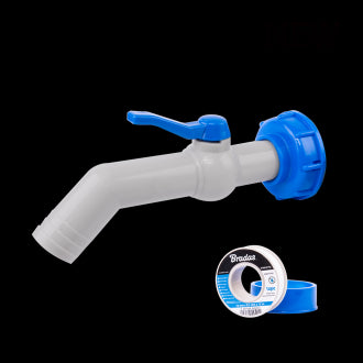 Robinet IBC pentru furtun cu robinet 45 ° 1 "